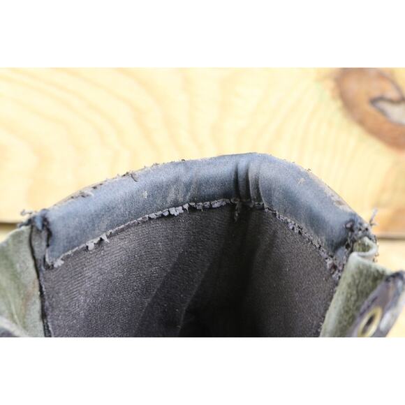 Polo Ralph Lauren Boots Mens 8.5D Multicolor Leather Andres Biker Combat Moto - Picture 8 of 8